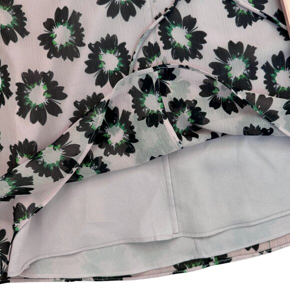 Ted Baker London Harlynn Split Sleeve Floral Top Neck Tie Sz 1 (US 4) NWT - Picture 8 of 12